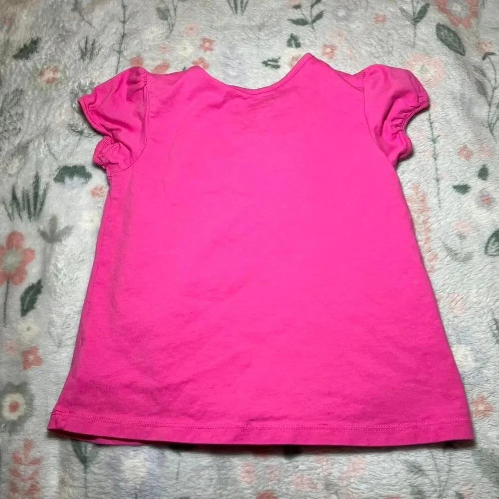 The Childrens Place Pink Babydoll Top 4T Retro Y2K 2000s Kidcore Coquette Ballet